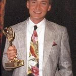R.J. Heim with his first Emmy Award, 1993